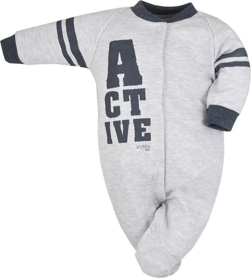 KOALA Kojenecký overal Koala Active světle šedý - Kojenecký overal Koala Active světle šedý - obrázek 1