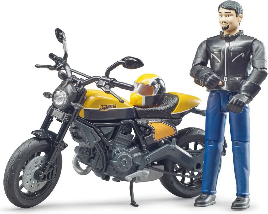 Bruder 63053 Scrambler Ducati Full Throttle s řidičem - obrázek 4