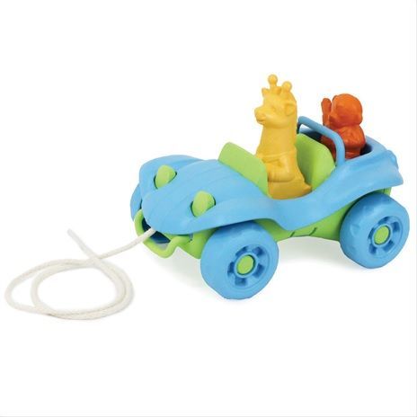 Green Toys Tahací auto modré - obrázek 2