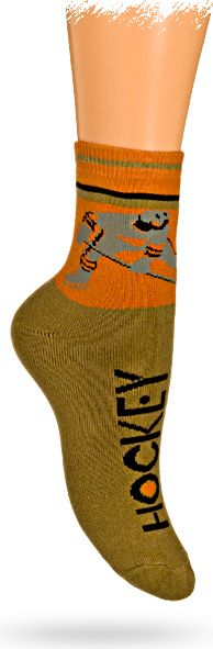 GATTA Dětské termo ponožky vzor HOKEJISTA Velikost: 27-29 - obrázek 1
