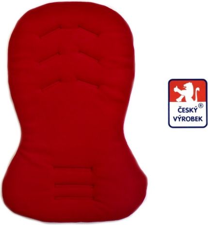 Universální vložka do kočárku/autosedačky Maxi červená Dětský svět - obrázek 1