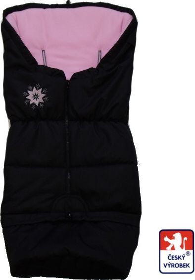 Zimní fusak combi, Dětský svět, winter bag růžový - obrázek 1