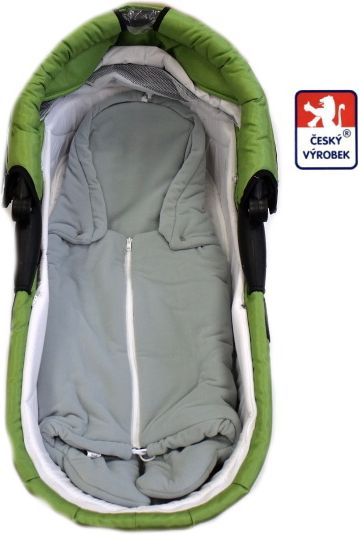 Zimní fleece fusak do kočárku/autosedačky Dětský svět, fialový - obrázek 7