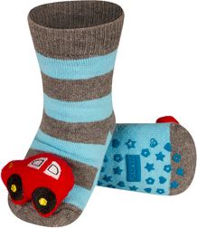 SOXO Ponožky s chrastítkem AUTO Velikost: 19-21 - obrázek 1