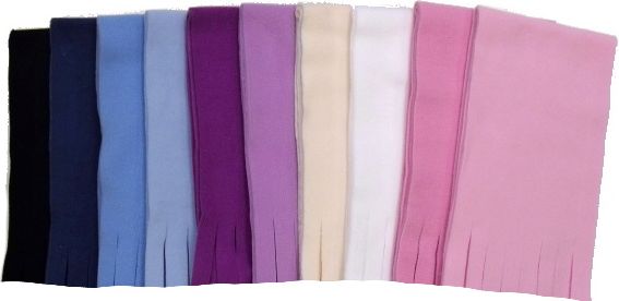 Dětská šála Dětský svět fleece s prostřihem světle modrá - obrázek 2