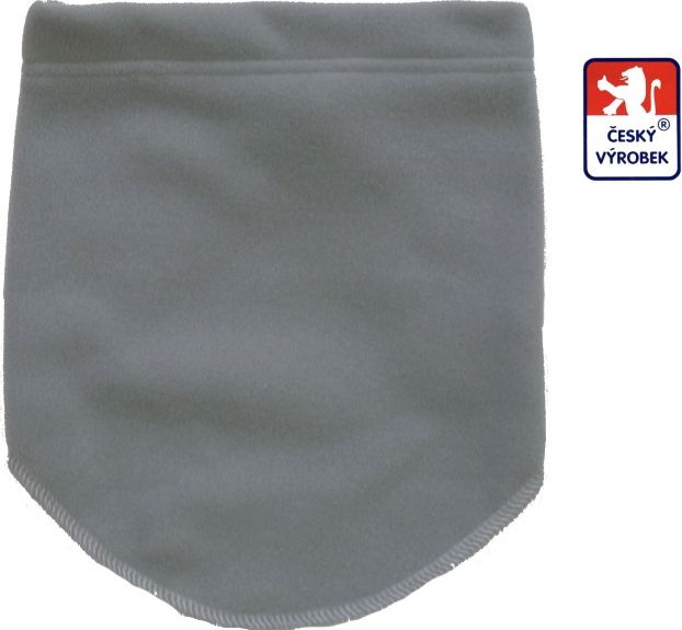 Kojenecký/dětský šátkošálek Dětský svět fleece, světle šedý - obrázek 1