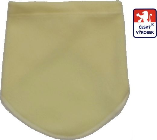 Kojenecký/dětský šátkošálek fleece, žlutý - obrázek 1
