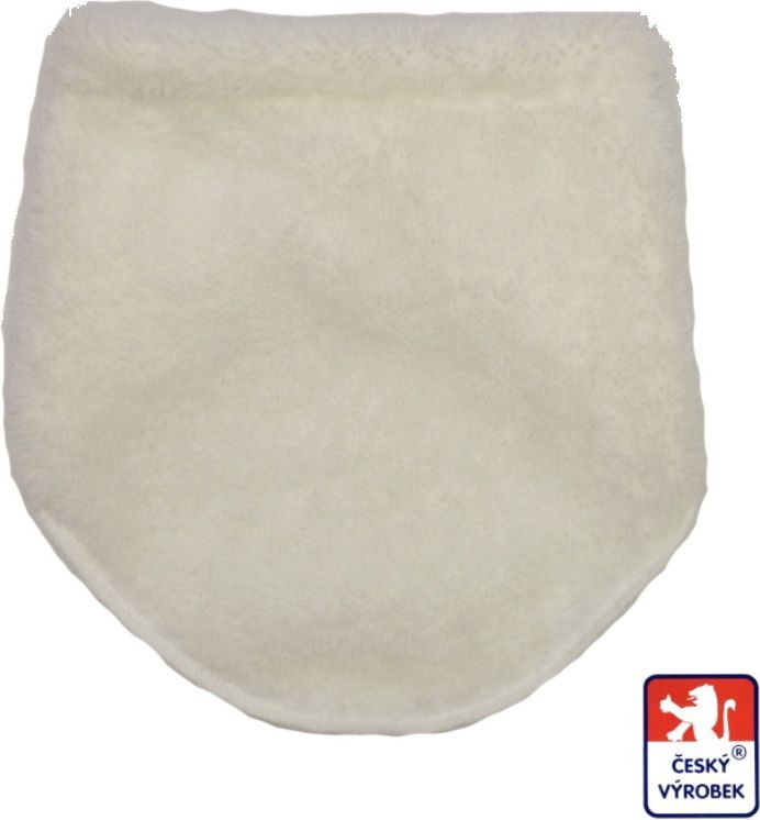 Kojenecký/dětský šátkošálek Lamový, krémový - obrázek 1