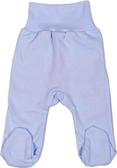 Bavlněné kojenecké, dětské polodupačky světle modré vel.86 - obrázek 1