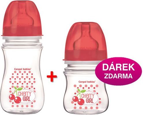 99/105 Láhev se širokým hrdlem Fruits 240ml Canpol - obrázek 1