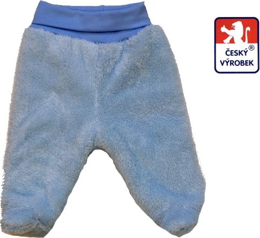 Zimní kojenecké polodupačky Lama, světle modré vel.86 - obrázek 1