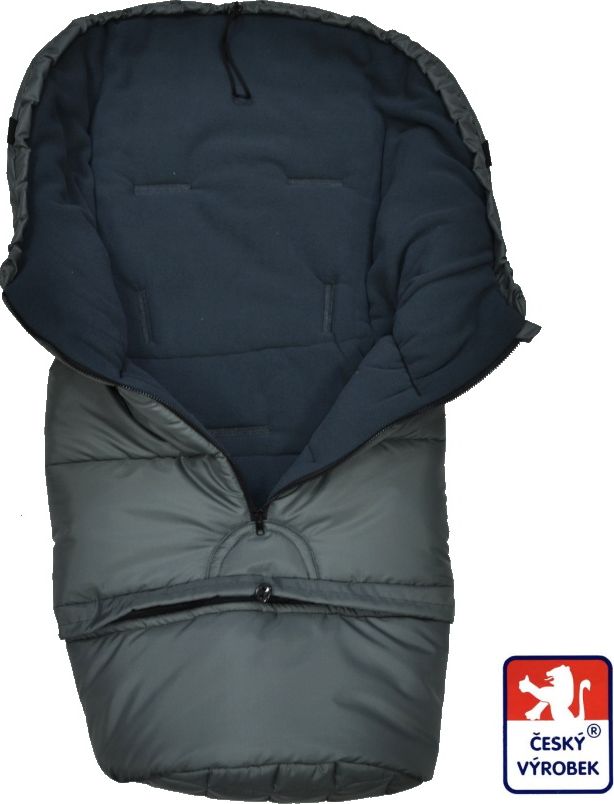 Dětský zimní fusak, Dětský svět, winter sport, celošedý - obrázek 4