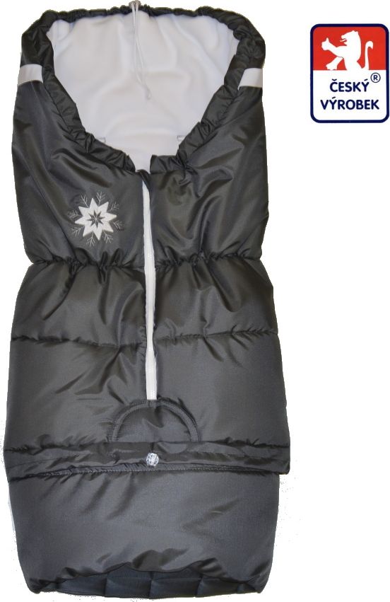 Dětský zimní fusak combi, Dětský svět, winter sport, šedá/bílá - obrázek 1