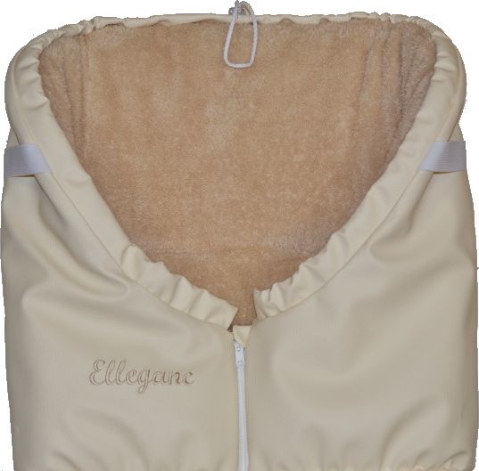 Luxusní zimní fusak do kočárku combi 3v1, Dětský svět, Eko kůže, béžový ELEGANC - obrázek 4