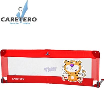 Dětský bezpečnostní mantinel do postýlky CARETERO Safari Red - obrázek 1