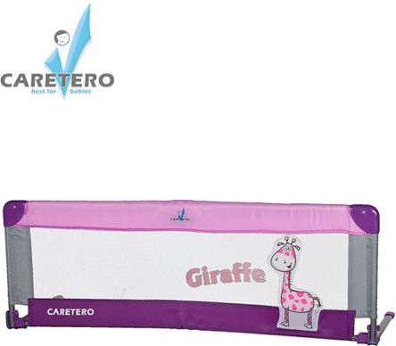 Dětský bezpečnostní mantinel do postýlky CARETERO Safari Purple - obrázek 1