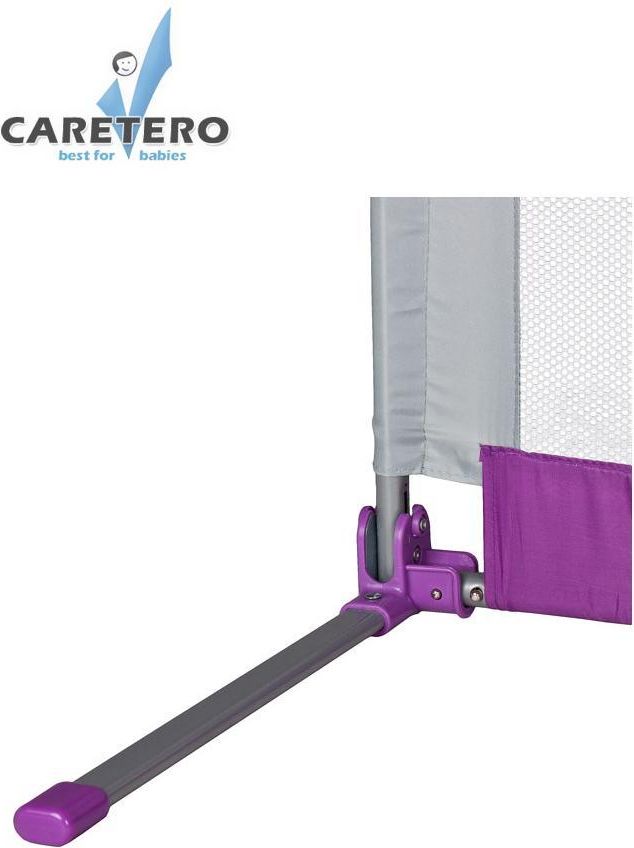 Dětský bezpečnostní mantinel do postýlky CARETERO Safari Purple - obrázek 3