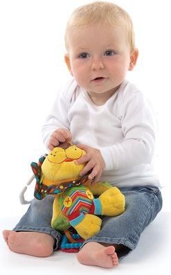Závěsná plyšová hračka na kočárek, Playgro, lvíček Larry - obrázek 2