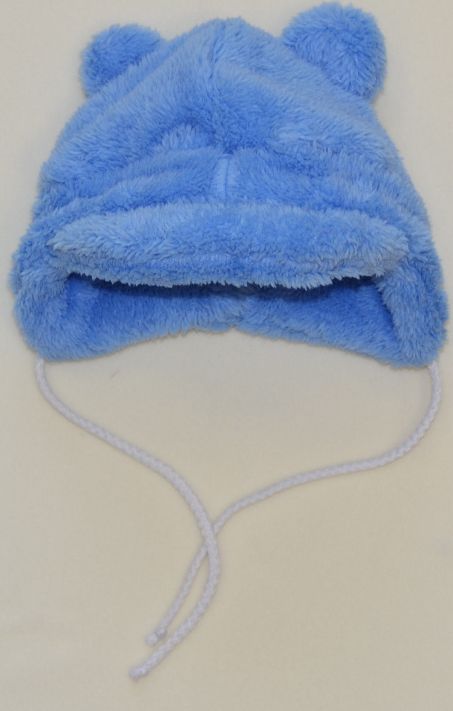 Dětská zimní čepička, Baby Lama s ouškama, modrá, Dětský svět vel.4 - obrázek 1