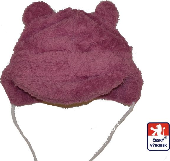 Dětská zimní čepička, Baby Lama s ouškama, fialová, Dětský svět vel.4 - obrázek 1