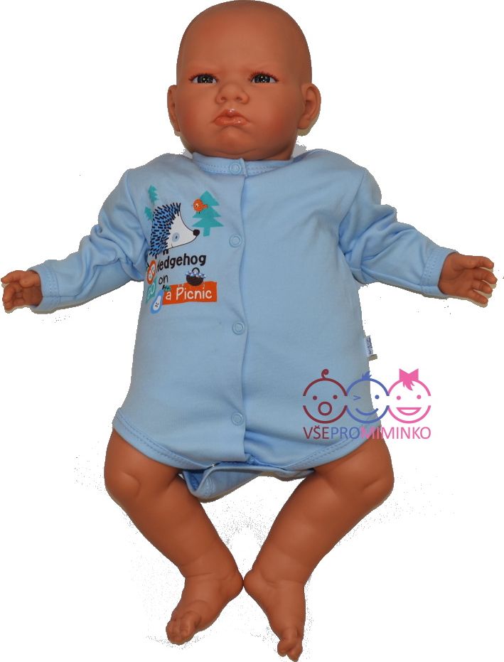 Kojenecké celopropínací body, Ježek, modré vel.62 Koala - obrázek 1