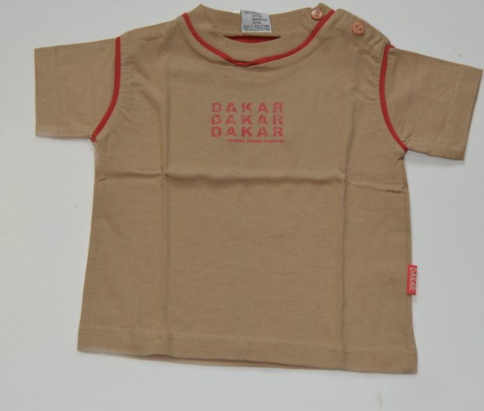 Dětské levné tričko krátký rukáv Dakar 68m - obrázek 1