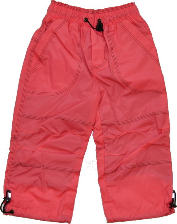 Dětské kalhoty, růžové šusťáky, vel.92 Výprodej - obrázek 1