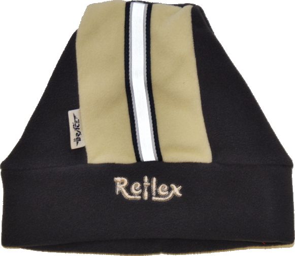 Dětská zimní čepice, Reflex, šedobéžová, Výprodej - obrázek 1