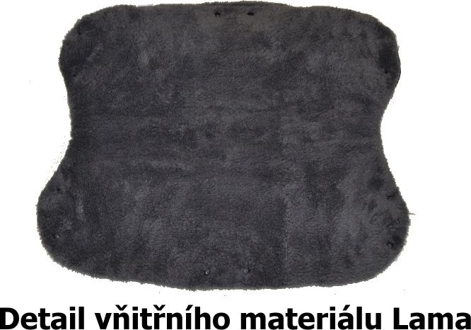 Luxusní zimní rukávník na kočárek, ELEGANC Grey/Grey, Dětský svět - obrázek 4
