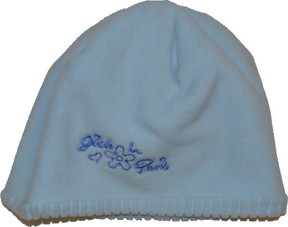 Dětská zimní čepice, Dráček, modrá Paris, vel.50/52, Výprodej - obrázek 1