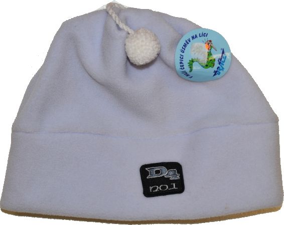 Dětská zimní čepice, D4, modrá, vel.50-52, Výprodej - obrázek 1