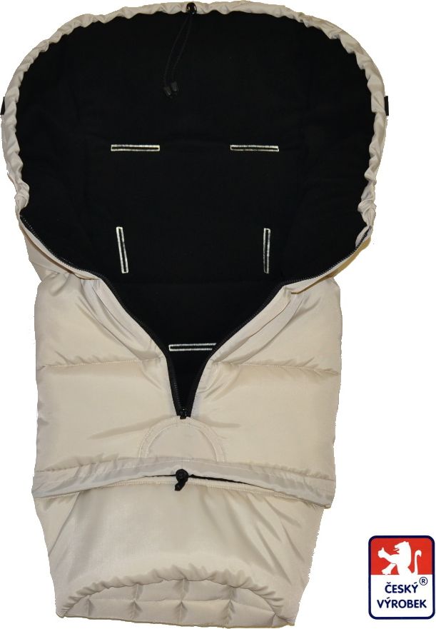 Dětský zimní fusak combi, Dětský svět, béžový/černá, winter sport - obrázek 4