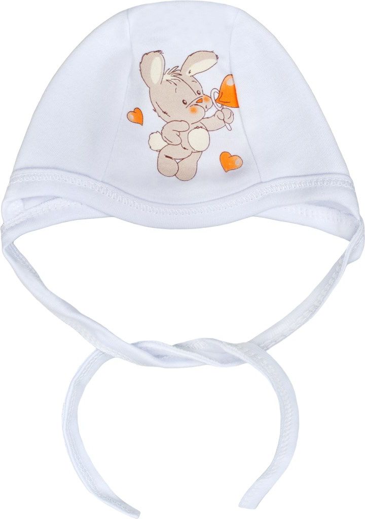 Bílá kojenecká soupravička New Baby Králíček se srdíčky velikost 50 - obrázek 3