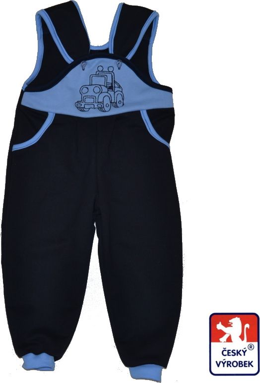 Dětské tepláčky, Dětský svět, zahraníčky, modré Truck - obrázek 1
