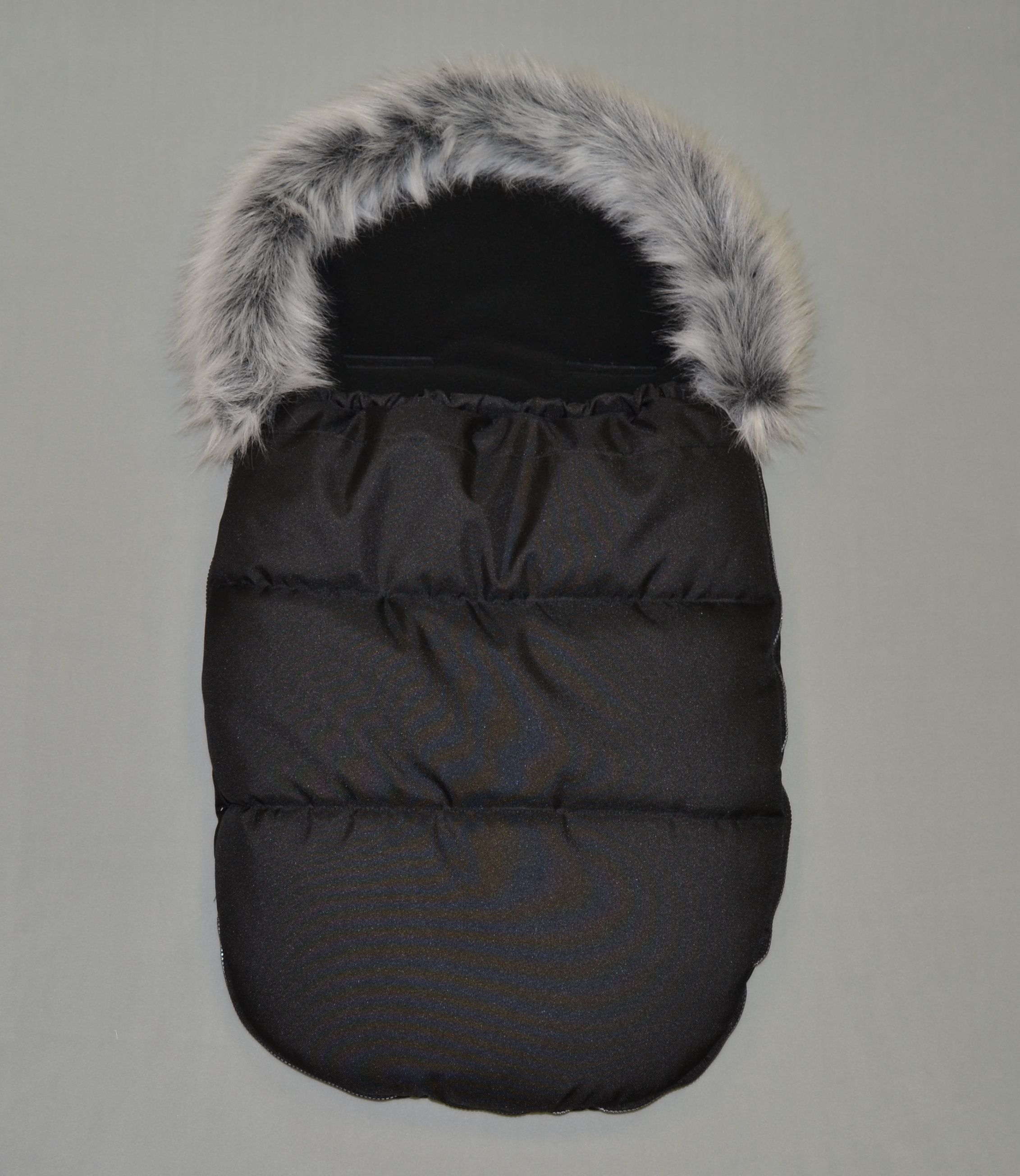 Zimní fusak s kožešinou, Dětský svět, Mini Baby, černý - obrázek 1