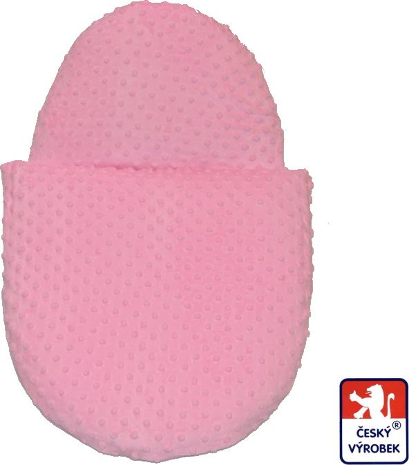 Peřinky na kočárek Dětský svět Minky růžové - obrázek 1