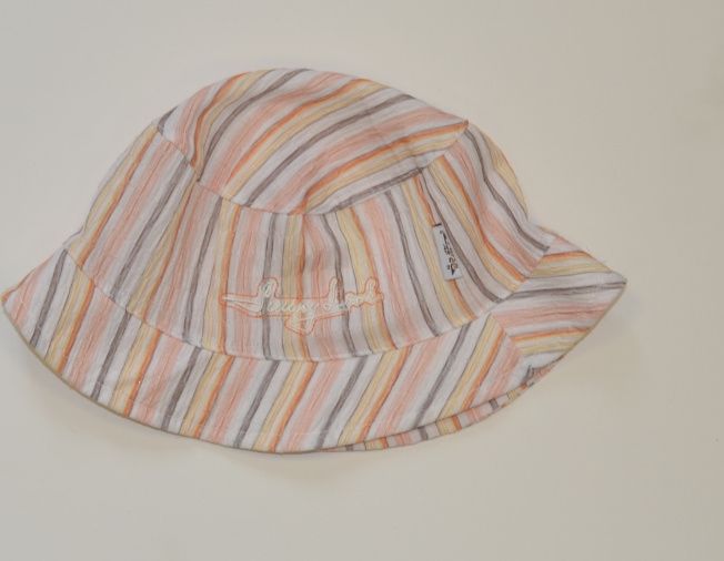 Dětský letní klobouček, Dráček, oražový proužek vel.52-54, Výprodej - obrázek 1