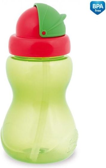 Dětská sportovní láhev se slámkou Canpol babies zelená - obrázek 1