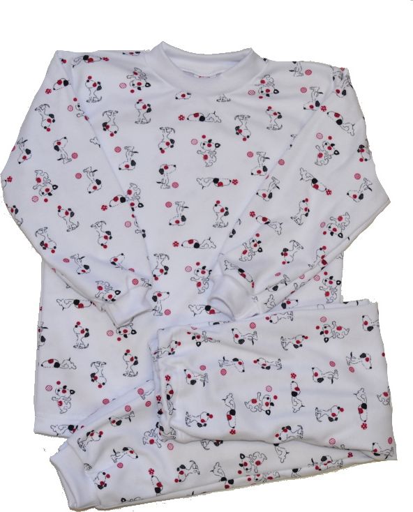 Dětské pyžamko, Dětský svět, bílý Pejsek velikost 122 - obrázek 1