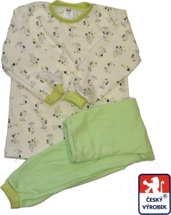 Dětské pyžamo, Dětský svět, žlutý pejsek velikost 122 - obrázek 1