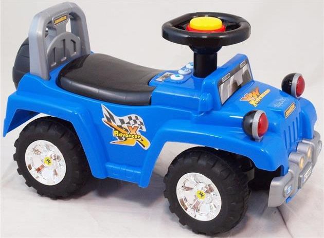 Dětské odrážedlo/jezdítko Baby Mix Jeep modrý - obrázek 1