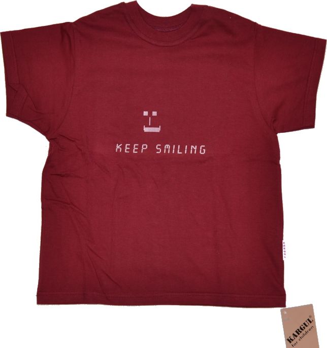 Dětské tričko s krátkým rukávem Keep Smiling velikost 110 Výprodej - obrázek 1