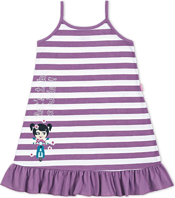 Dívčí noční košile Kyly PROUŽEK fialová Velikost: 104 - obrázek 1