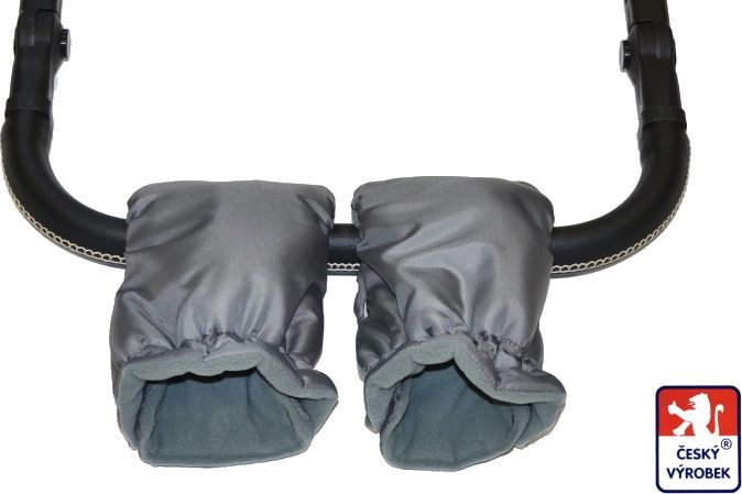 Rukávník na kočárek Dětský svět boxerky celošedé - obrázek 1