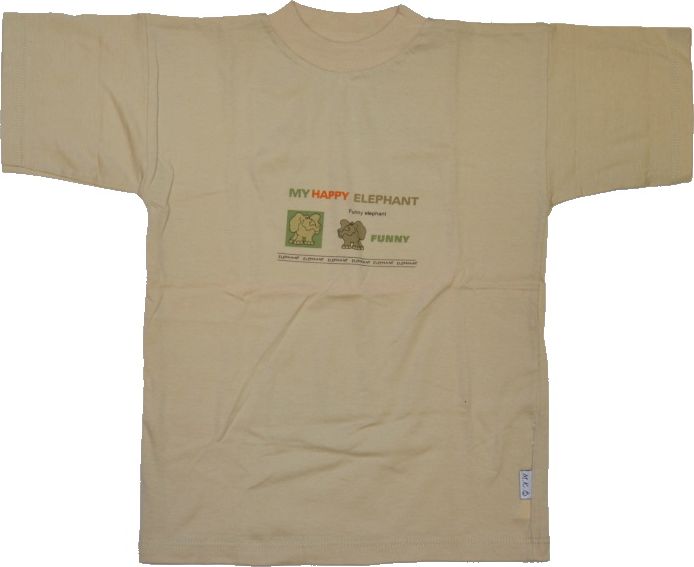 Dětské tričko s krátkým rukávem, MKO, Elefant velikost 122 - obrázek 1