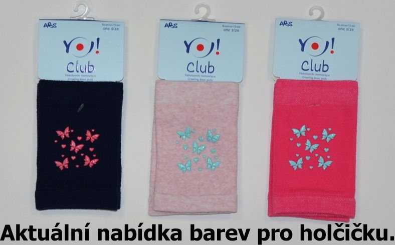 Dětské nákoleníky BE SNAZZY s protiskluzovou úpravou ABS holčičí - obrázek 3