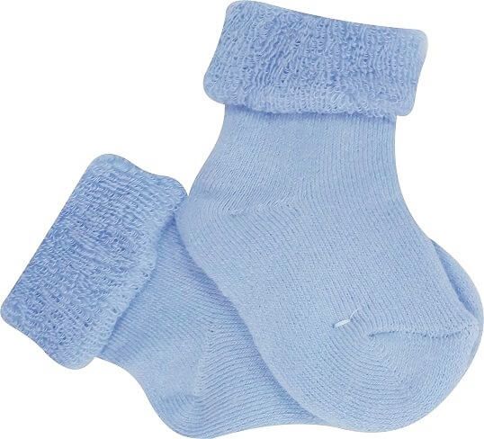 Kojenecké froté ponožky IRKA světle modré velikost 68/74 - obrázek 1