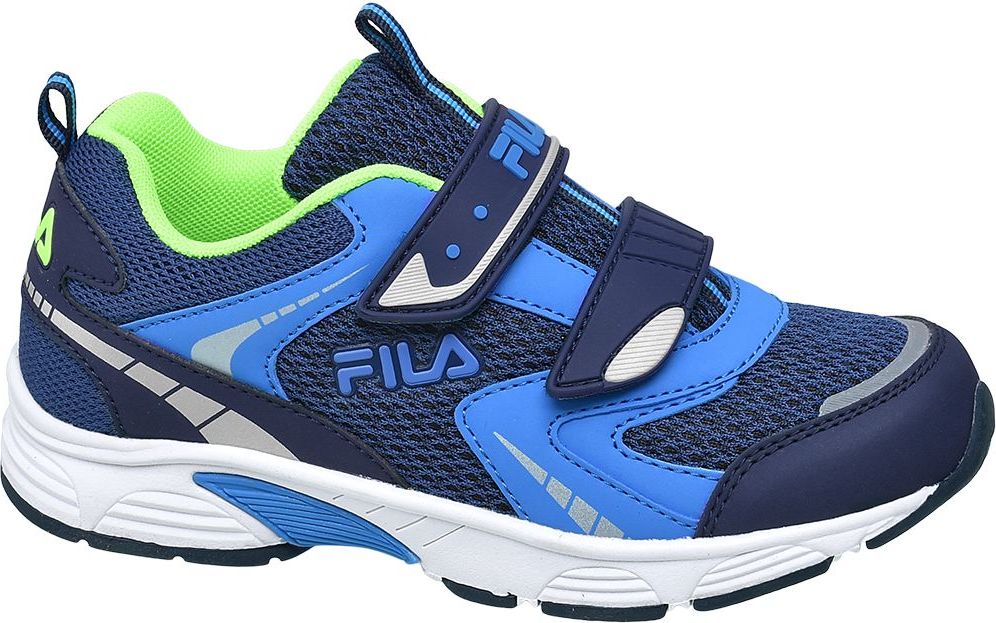 Deichmann - Fila Modro-černé tenisky na suchý zip Fila 31 modrá - obrázek 1