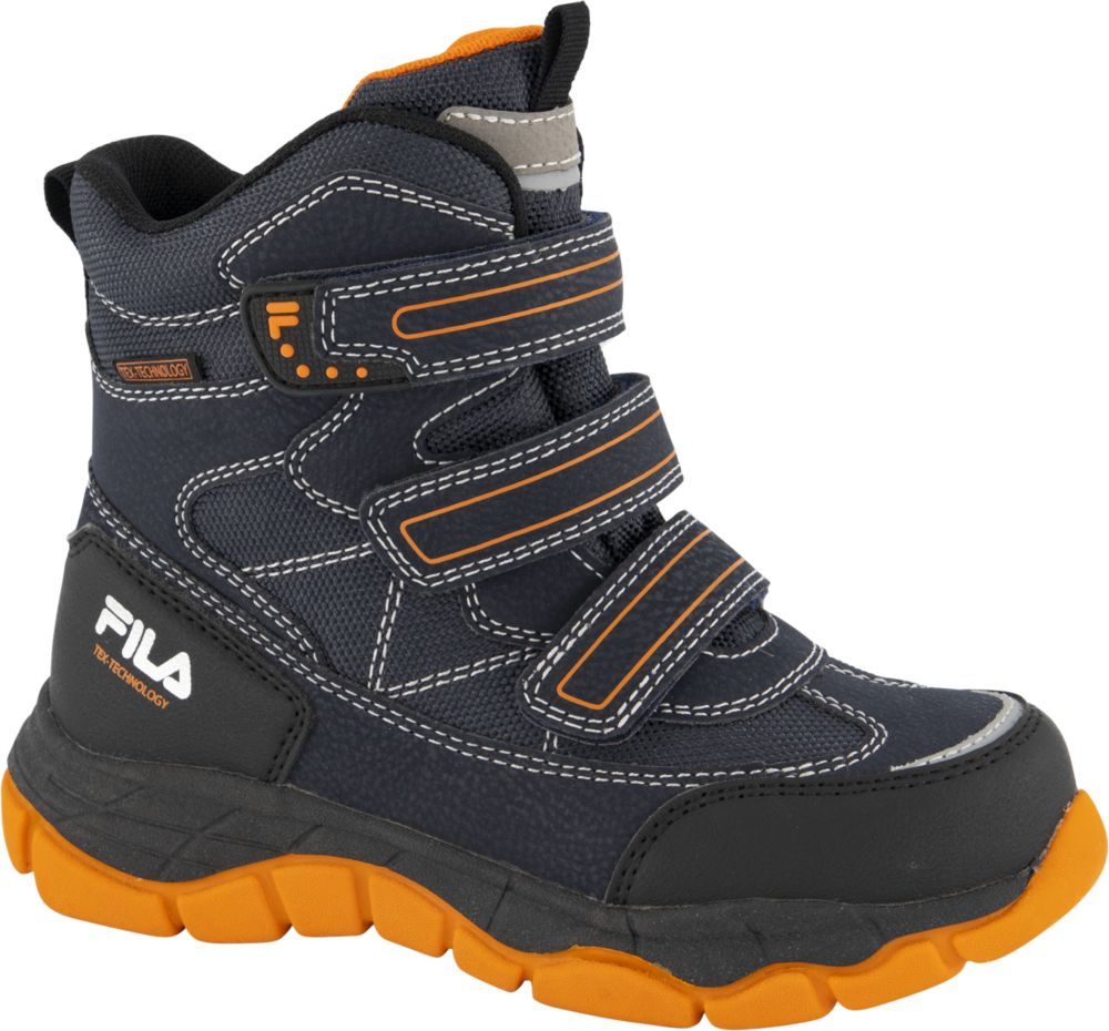 Deichmann - Fila Modrá kotníková obuv na suchý zip Fila s TEX membránou 30 modrá - obrázek 1