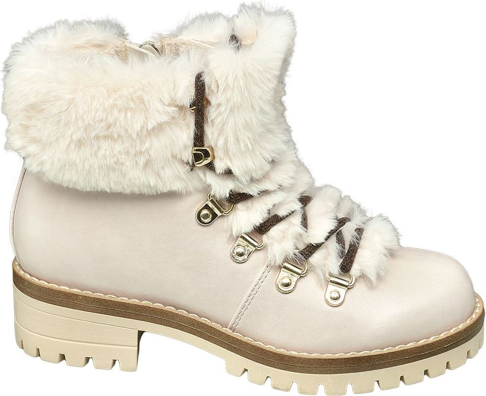 Deichmann - Graceland Béžová kotníková obuv Graceland se zipem 32 béžová - obrázek 1